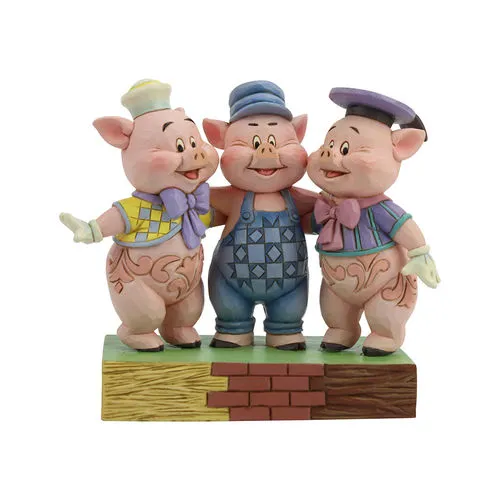 Figura enesco disney cuentos clasicos los tres cerditos