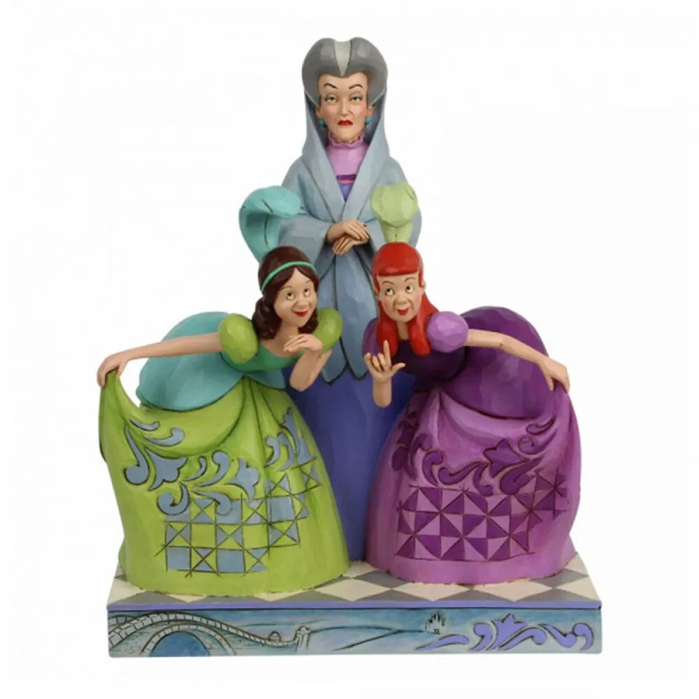 Figura enesco disney la cenicienta lady tremaine y las hermanastras