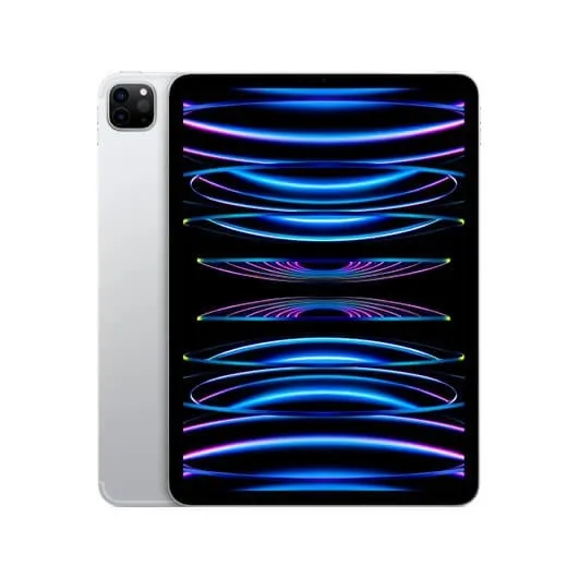 Apple ipad pro 11pulgadas 128gb wifi silver 2022 - retina -  chip m2 -  12+10mp -  comp. apple pencil 2