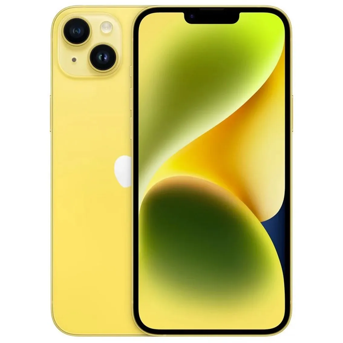 Telefono movil smartphone apple iphone 14 plus 256gb yellow sin cargador -  sin auriculares -  a15 bionic -  12mpx -  6.7pulgadas xdr -  5g