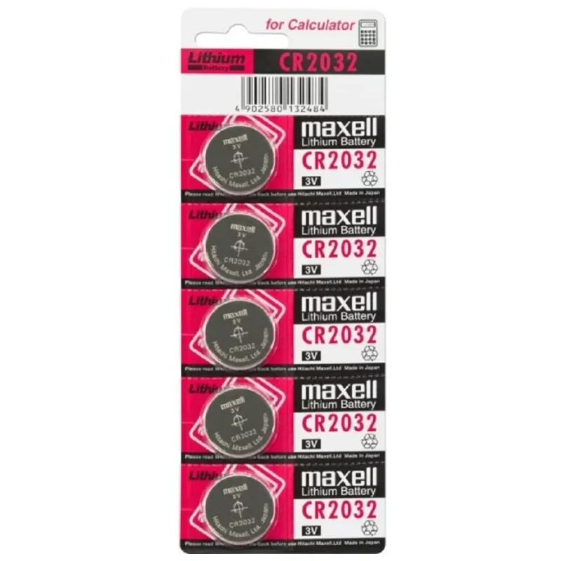 Maxell CR2032 Pila bot n 3V L tio Pack 5 Unidades