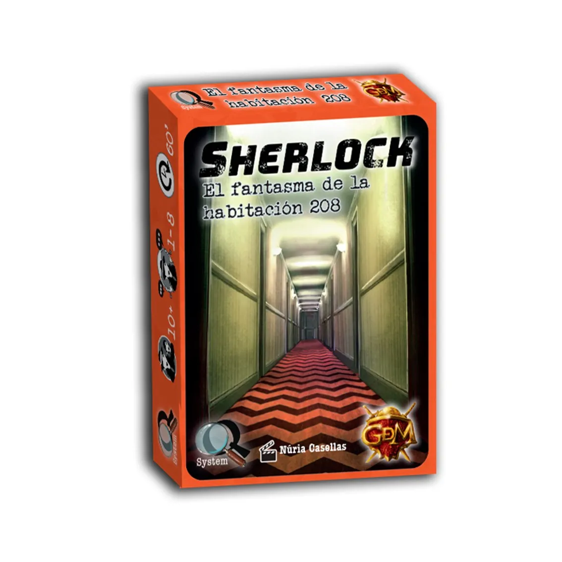 Juego de mesa gdm sherlock: el fantasma de la habitación 208 pegi 10