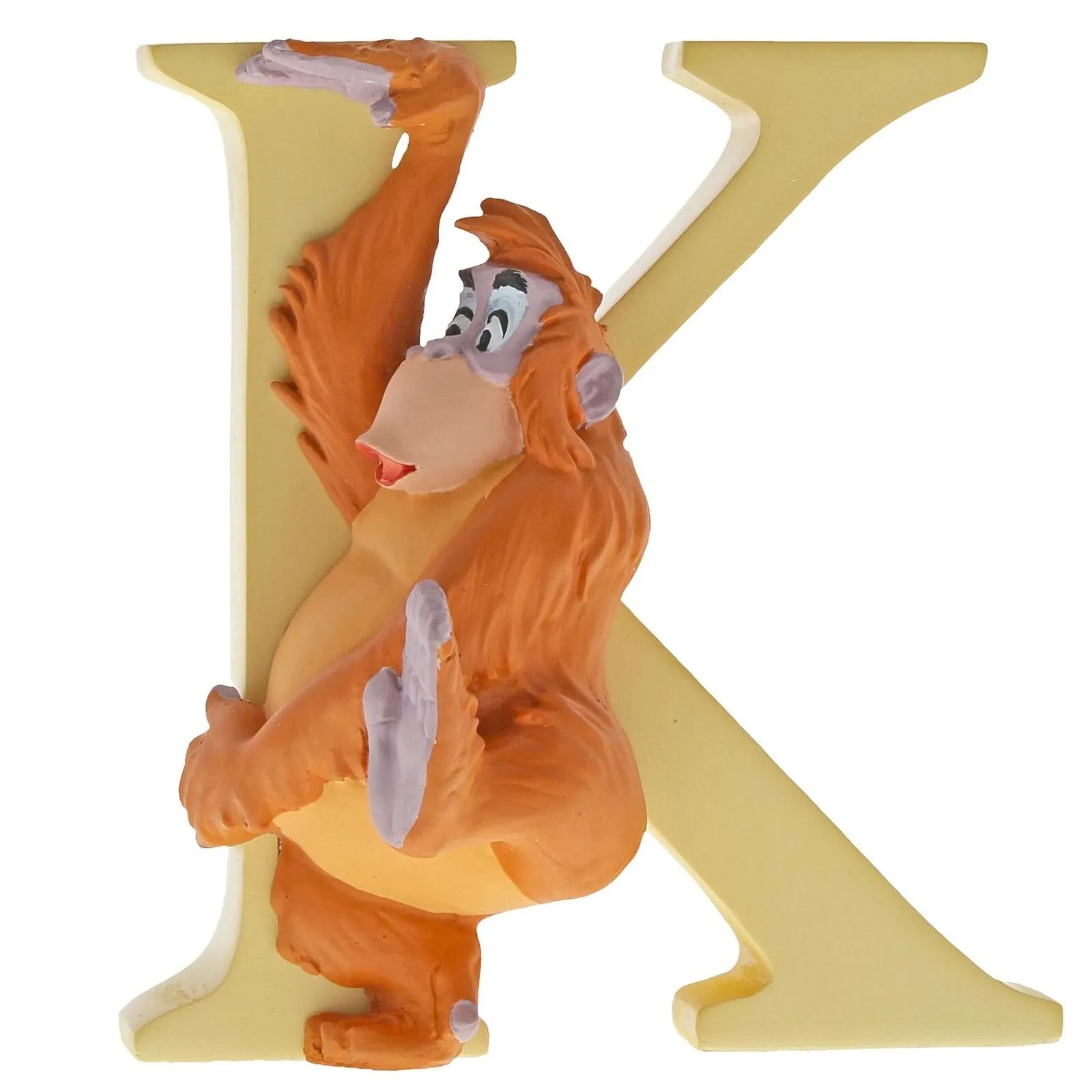 Figura enesco disney el libro de la selva rey louie letra k