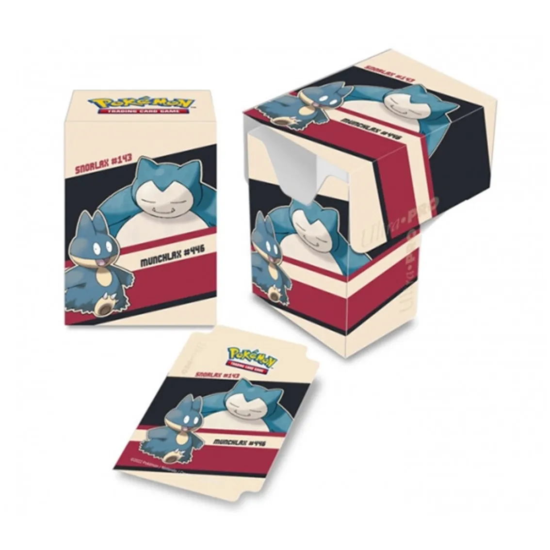 Caja de mazo ultra pro pokemon snorlax & munchlax