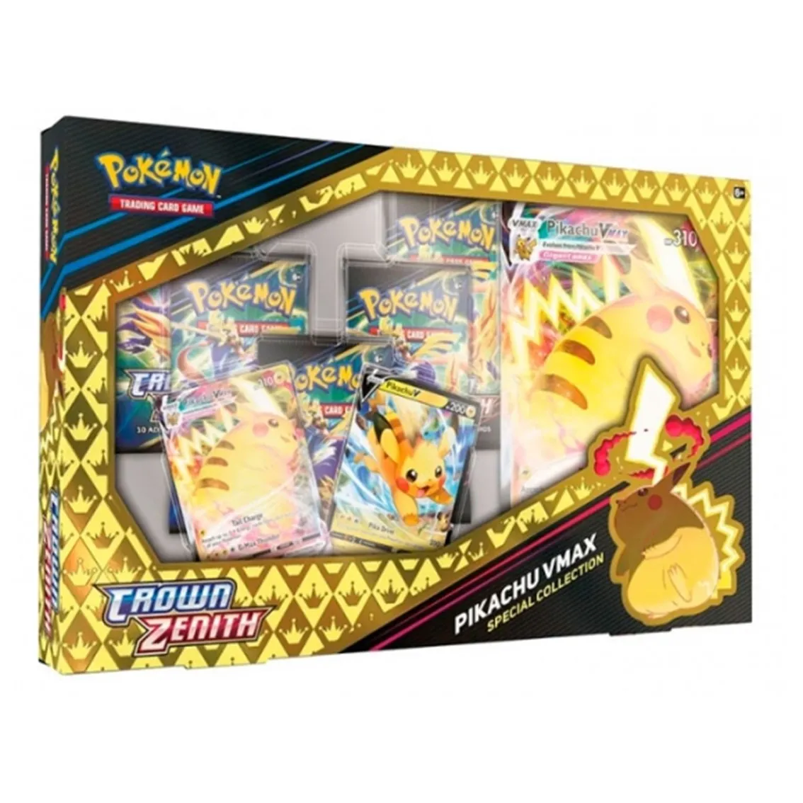 Juego de cartas pokemon tcg pikachu vmax 12.5 español