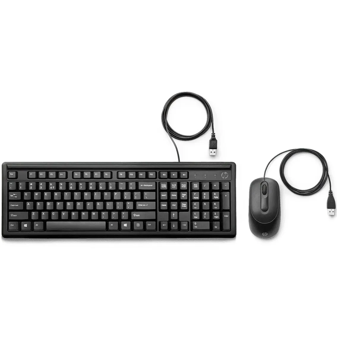 Kit teclado + mouse raton hp 160 usb 2.0