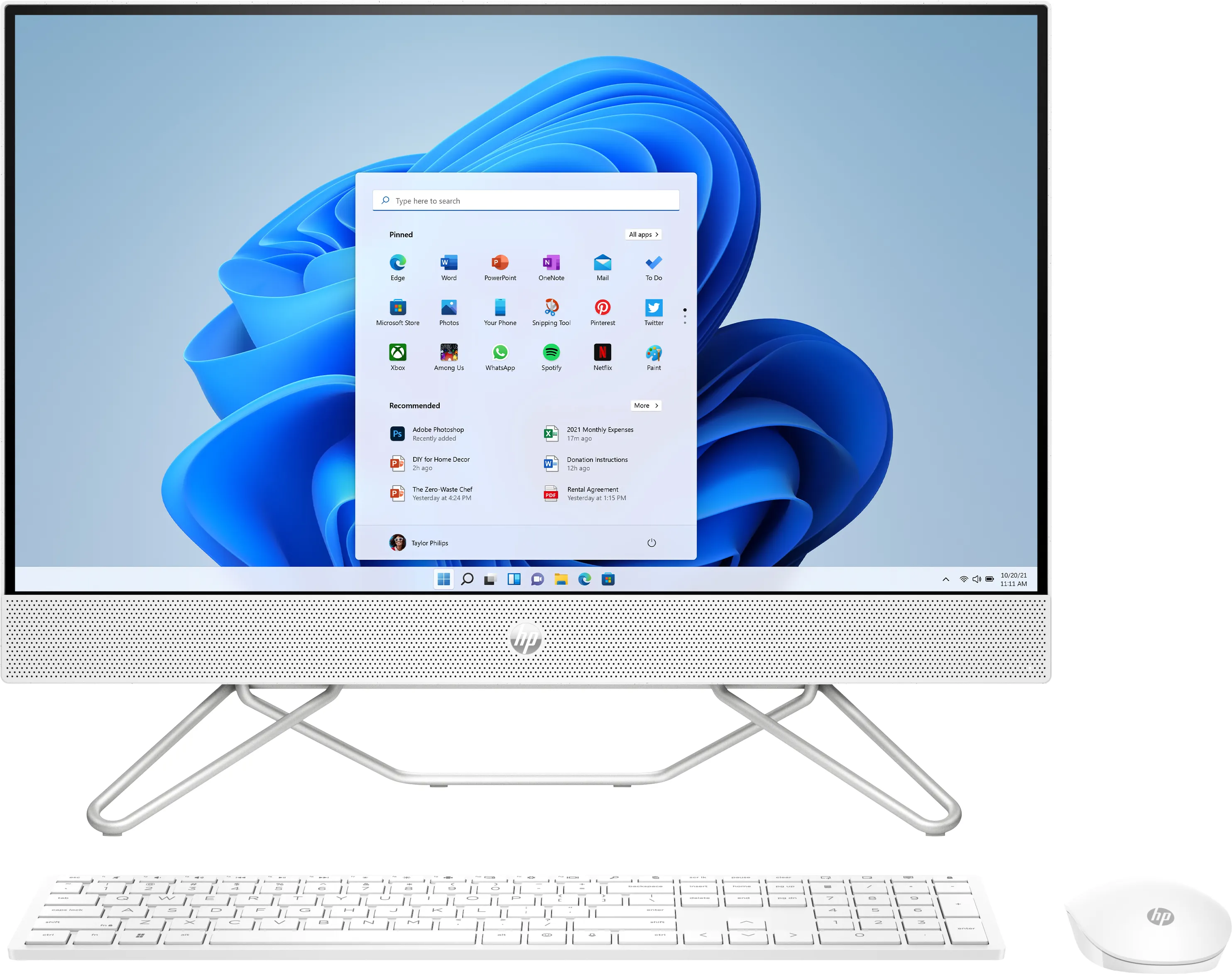 Ordenador all in one hp 24 - cb1054ns i5 - 1235u 23.8pulgadas -  8gb -  ssd512gb -  w11 -  pantalla tactil -  teclado+raton incluidos