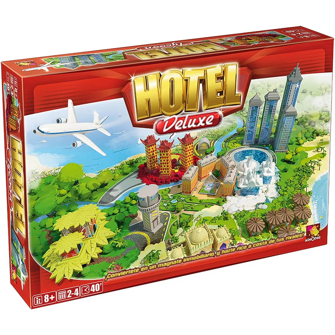 Juego de mesa asmodee hotel deluxe pegi 8