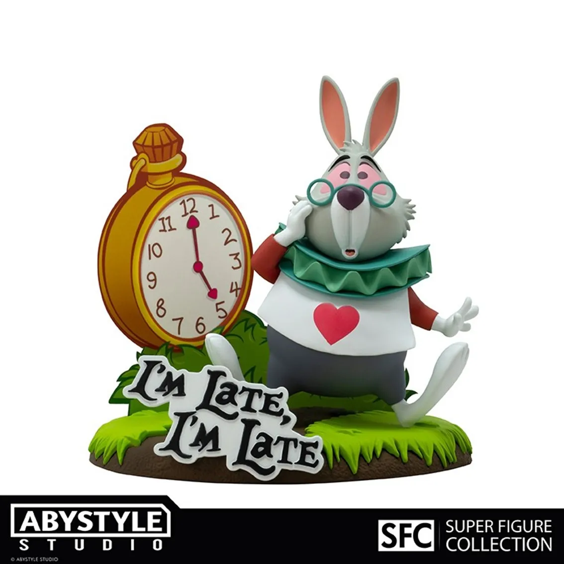 Figura abystyle studio alicia en el pais de las marvillas conejo blanco