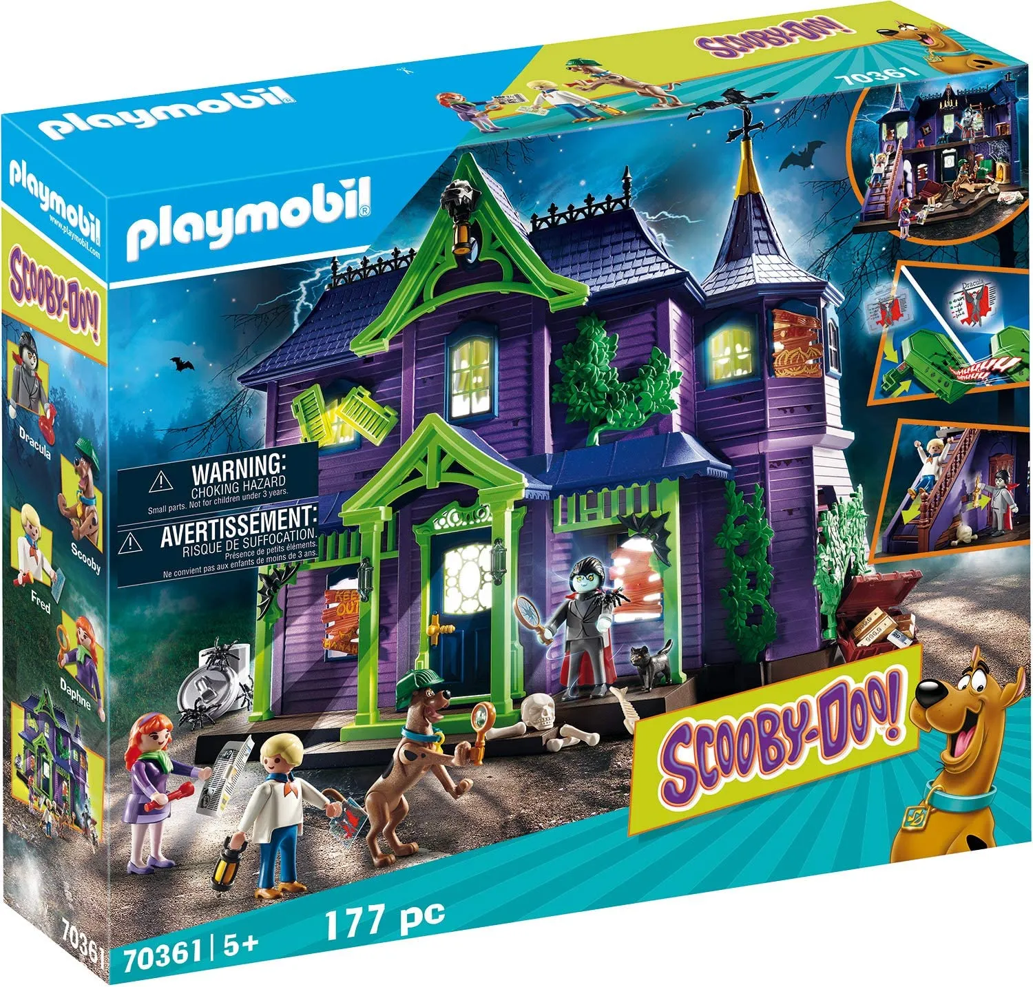 Playmobil scooby - doo! aventura en la mansion misteriosa
