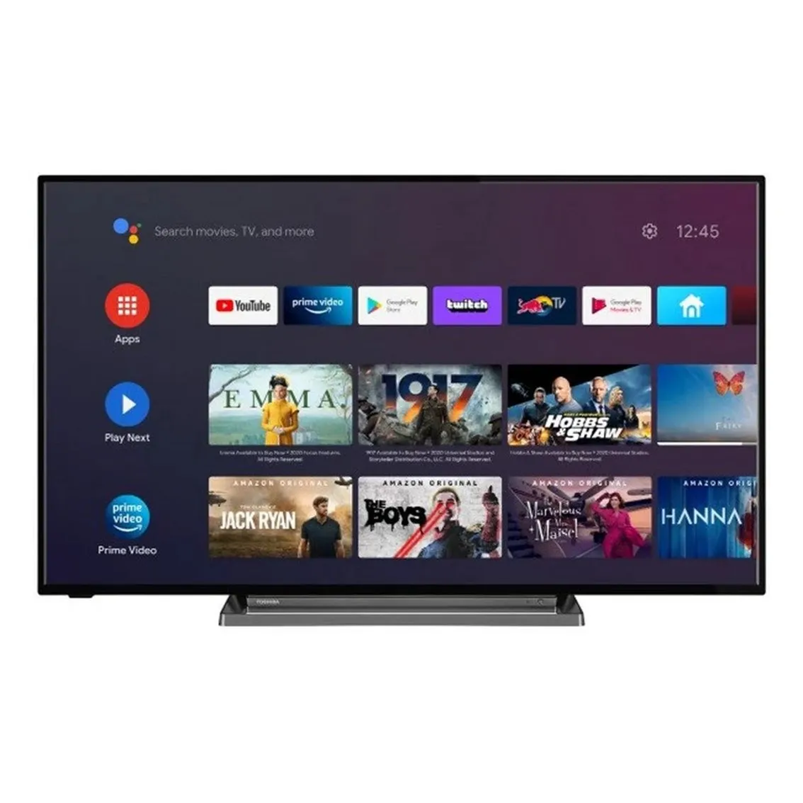 Tv toshiba 65pulgadas led 4k uhd -  65ua3d63dg -  android -  wifi -  hdr -  dolby audio -  bluetooth - hdmi -  usb