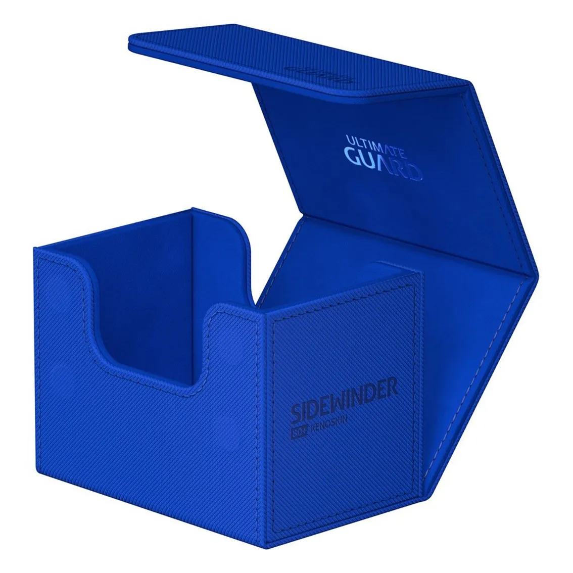 Caja de cartas ultimate guard sidewonder 80+ xenoskin monocolor azul