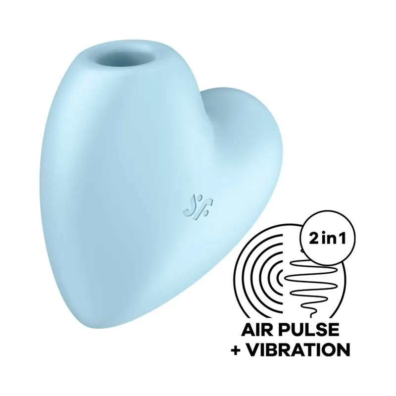 Imagen de Cutie Heart Succionador de Clítoris y Vibración Azul