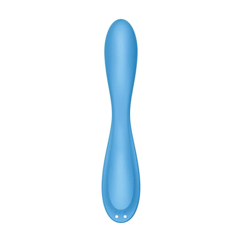 Vibrador G-Spot Flex 4 con APP Satisfyer Connect Azul