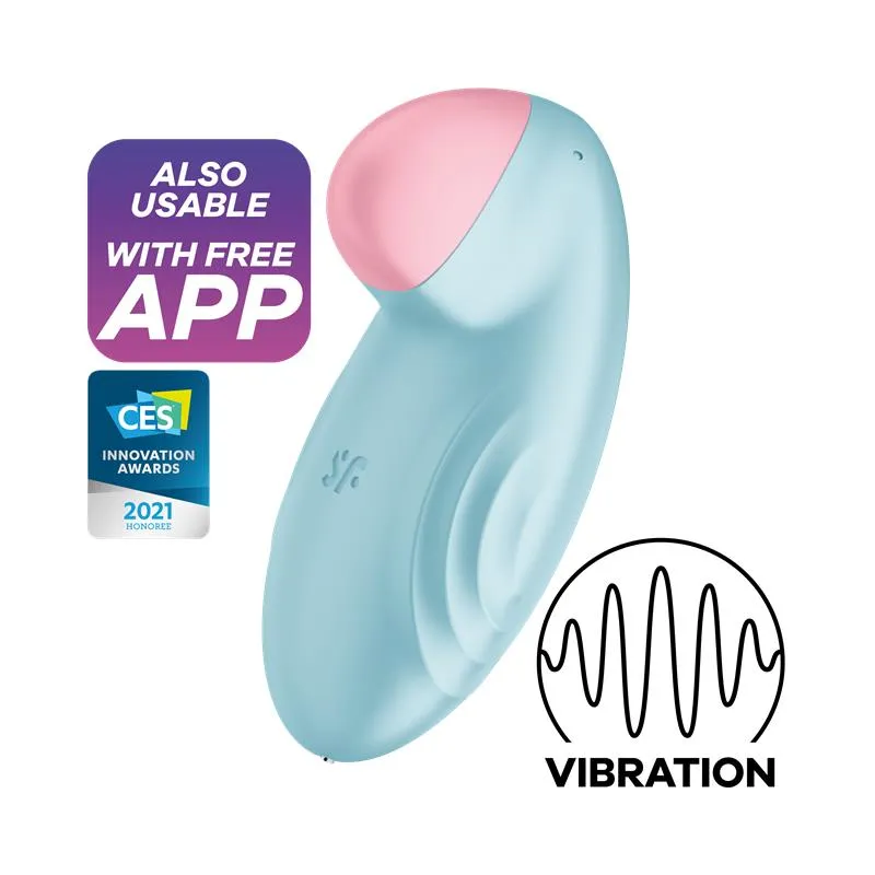 Imagen de Tropical Tip con APP Satisfyer Connect Light Blue