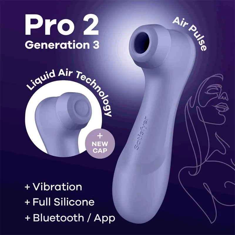 Imagen de Pro 2 Genera 3 Liquid Air Technology Succión y Vibración APP Connect Lilac