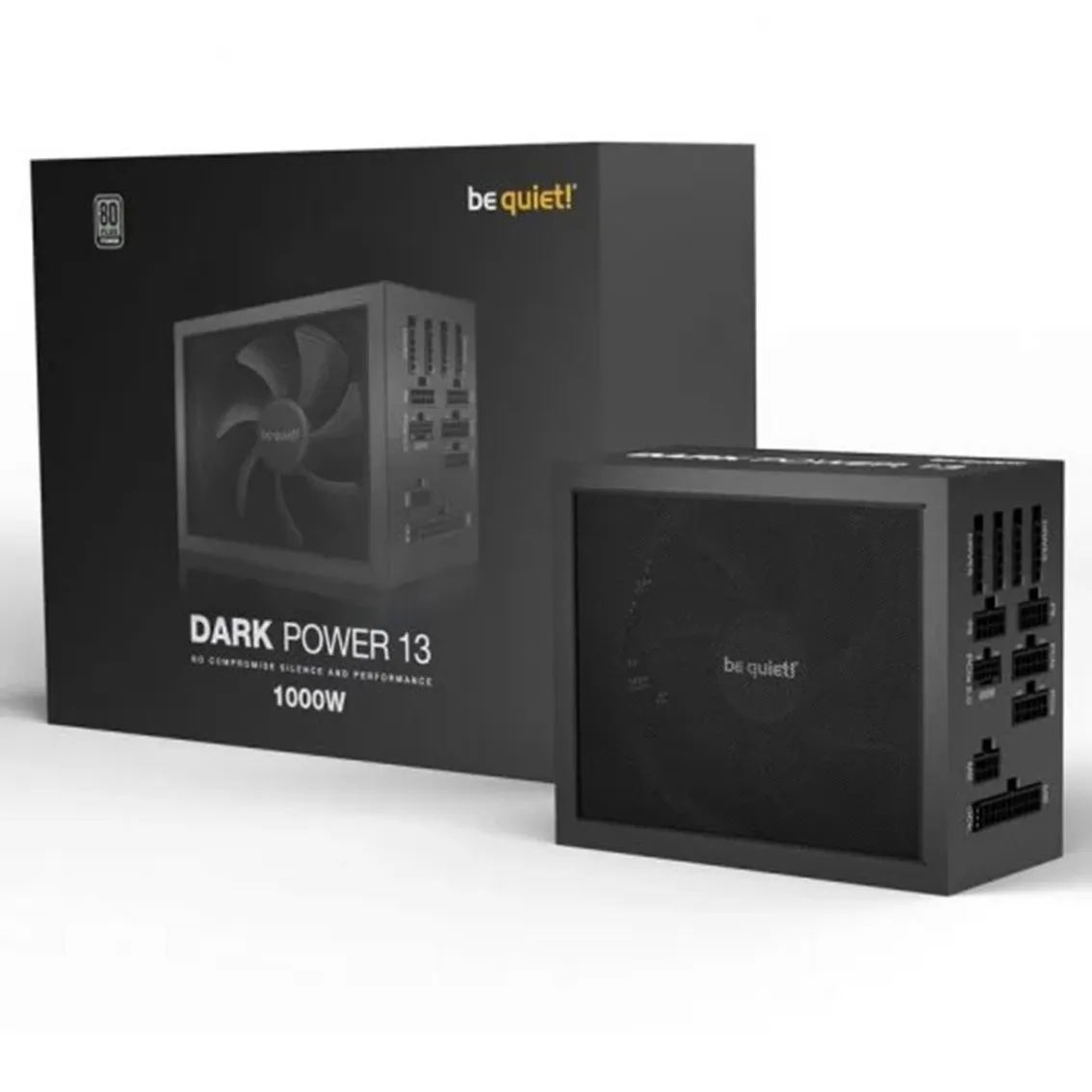 Fuente de alimentacion atx 1000w be quiet dark power 13 80+ titanium -  full modular -  ventilador 135mm -  pcie - 5 -  12vhpwr