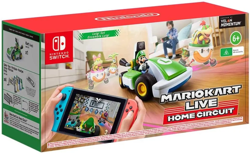 Imagen de Juego nintendo switch -  mario kart live: home circuit (luigi)