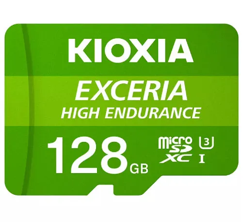 Tarjeta micro sd kioxia 128gb exceria high endurance uhs - i c10 r98 con adaptador