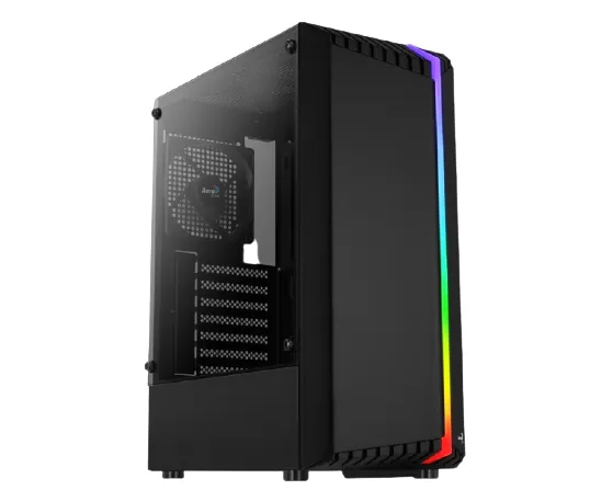 CAJA SEMITORRE ATX BIONIC V1 RGB NEGRO AEROCOOL