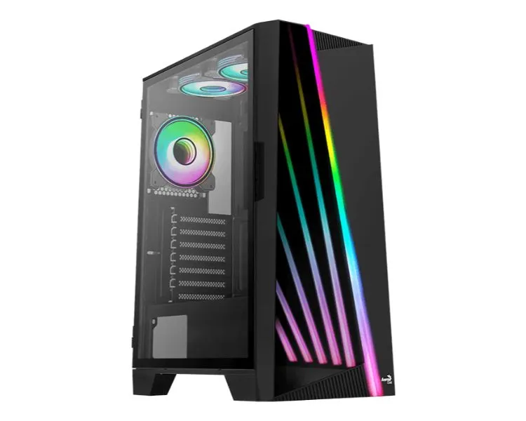 CAJA SEMITORRE ATX MIRAGE A-RGB NEGRO AEROCOOL