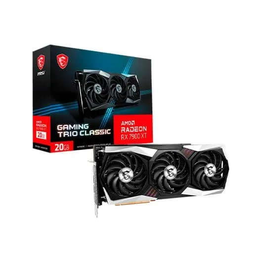 Tarjeta grafica msi radeon rx 7900xt gaming trio classic 20gb gddr6