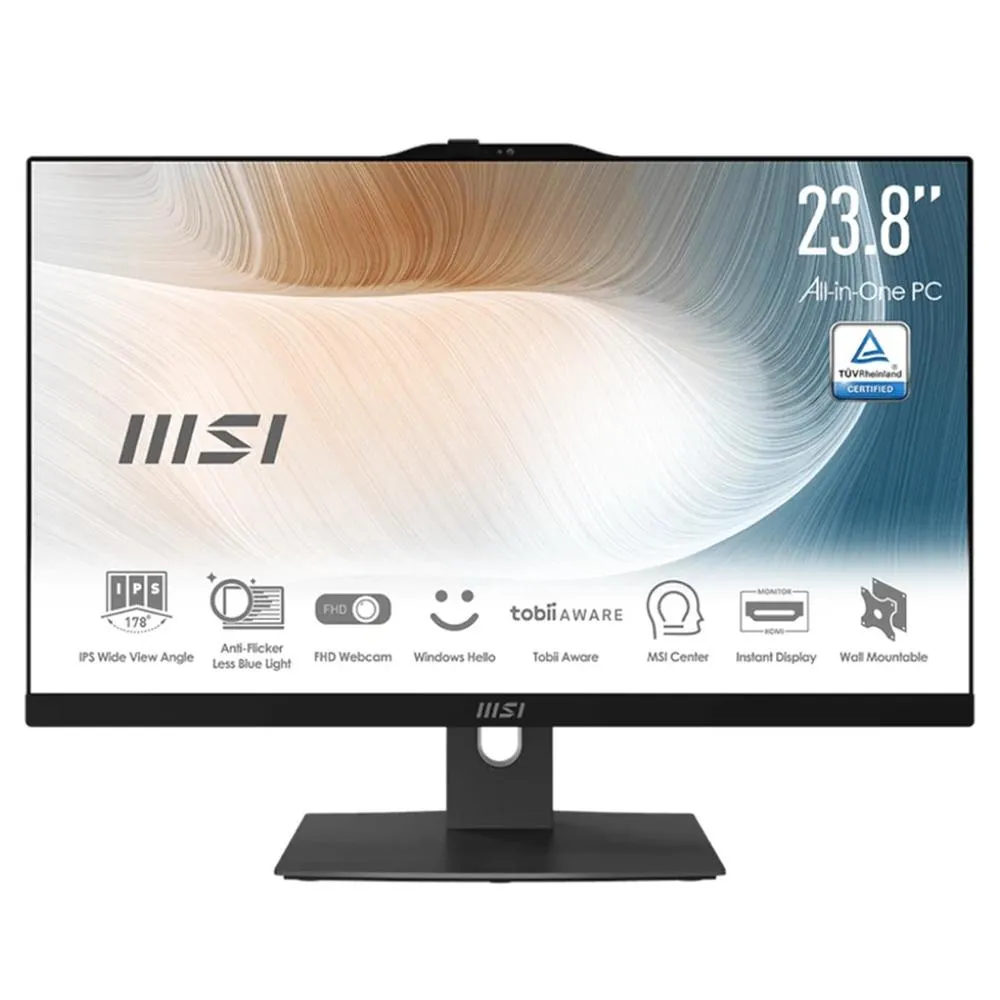 Imagen de Ordenador all in one msi am242tp - 1264 i5 - 1235u 16gb ssd 512gb 23.8 pulgadas
