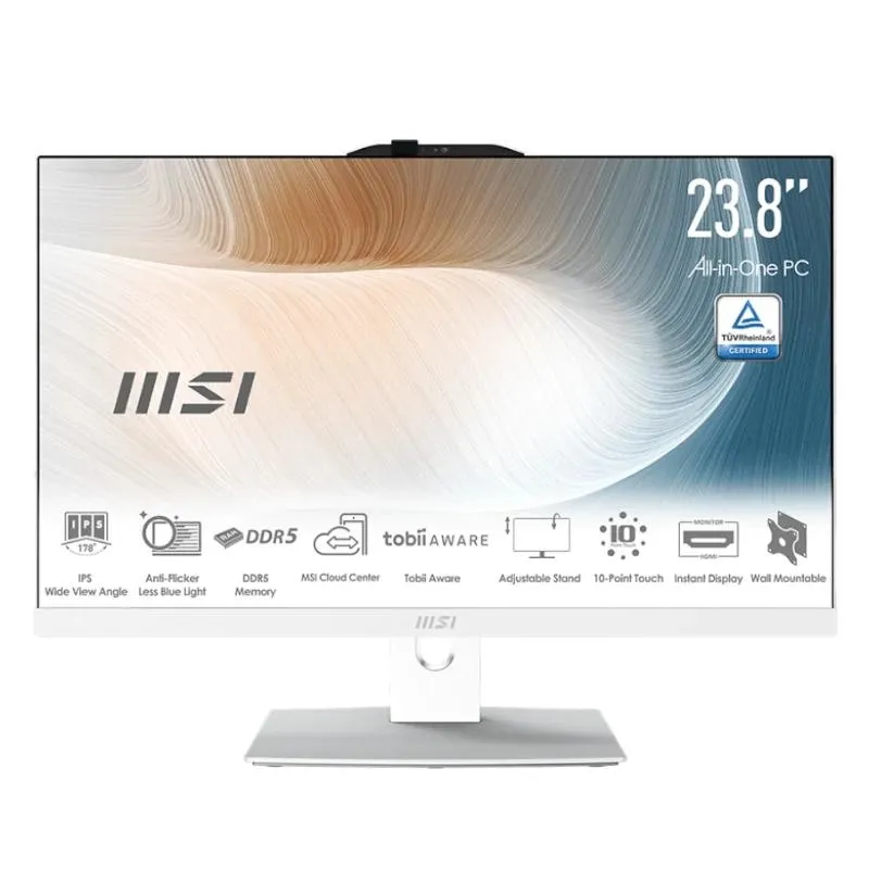 Imagen de MSI AM242P-1287ES i7-150U 16GB 512 W11H 24" Blanco