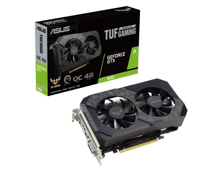 VGA NVIDIA TUF-GTX1650-O4GD6-P-V2-GAMING ASUS