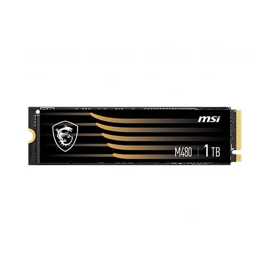 Disco duro interno solido ssd msi spatium m480 1tb m.2 nvme pcie 4