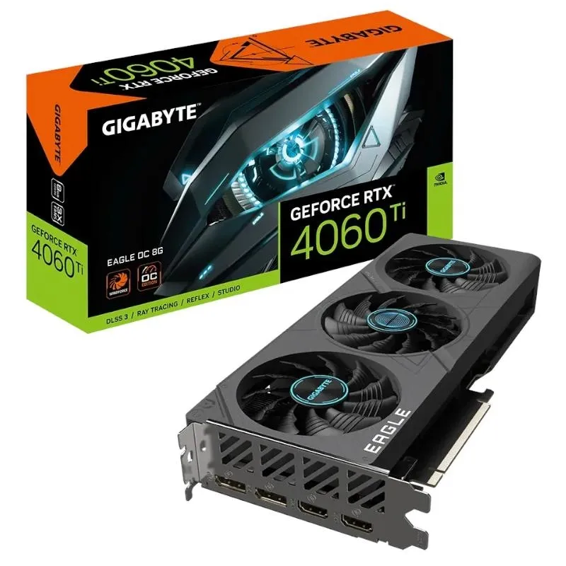 Tarjeta grafica gigabyte rtx 4060 ti eagel oc  8gb