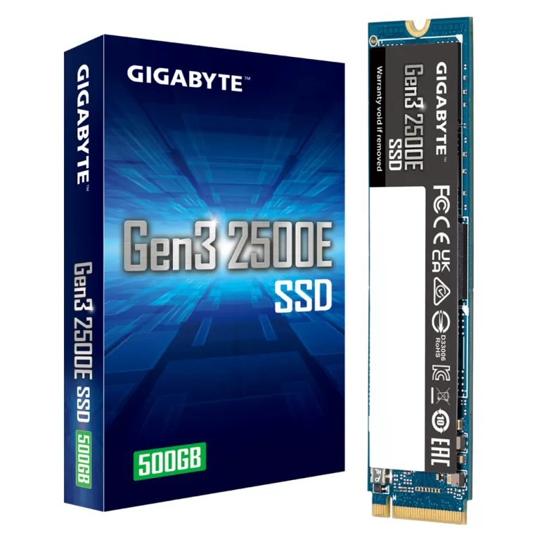 500 GB SSD M.2 2280 2500E NVMe PCIe GIGABYTE