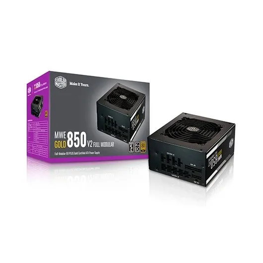 Fuente alimentacion coolermaster mwe gold v2 gaming atx 850w