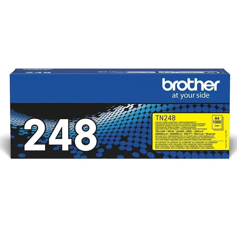 Toner brother tn248y amarillo 1000 paginas
