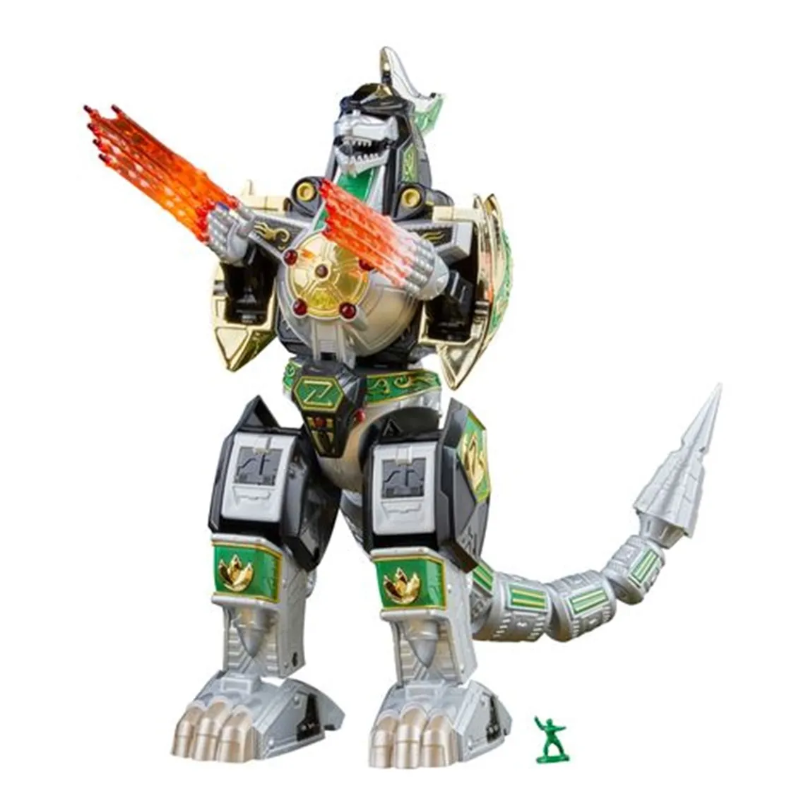 Figura hasbro z - 0121 dragonzord escala 1 - 144 power rangers zord ascension project mighty morphin