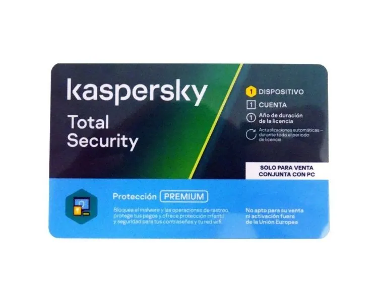 KASPERSKY TOTAL SECURITY MULTIDEVICE 2021 1 Lic. con Equipo