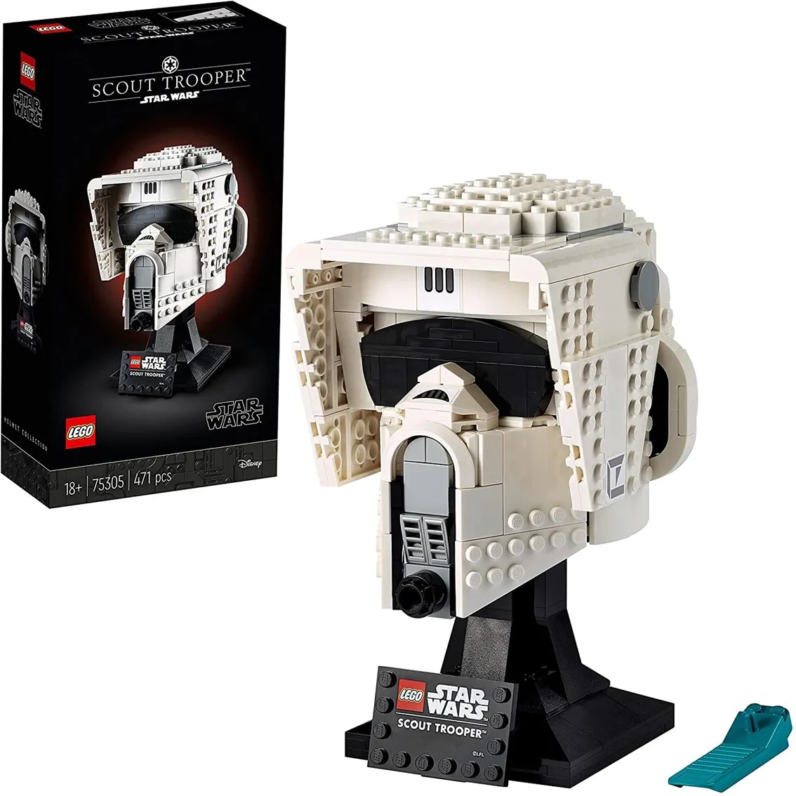 Lego construcciones star wars casco de soldado explorador