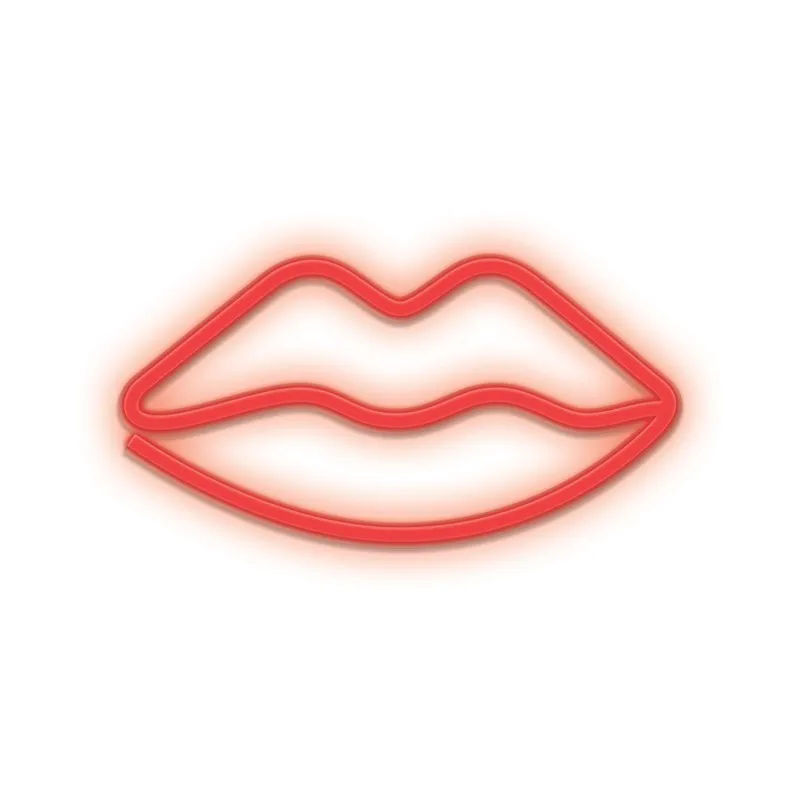 Imagen de Lampara forever neon led lips red