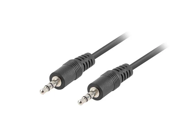 Cable estereo lanberg jack 3.5mm macho - jack 3.5mm macho 10m negro