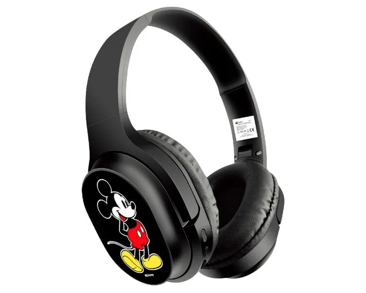 AURICULAR BLUETOOTH CON MICROFONO MICKEY NEGRO