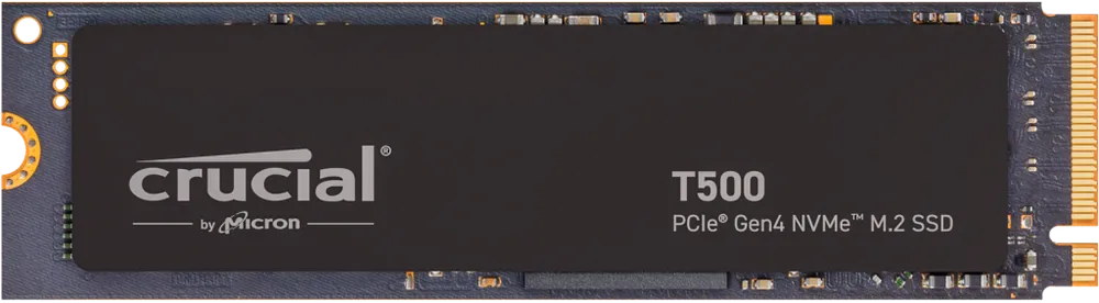 Disco duro interno solido ssd crucial t500  2tb pcie nvme 4.0 x4