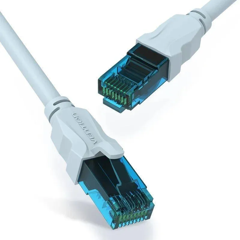 CABLE DE RED LATIGUILLO RJ45 CAT.5E UTP AWG26 2 M AZUL VENTION