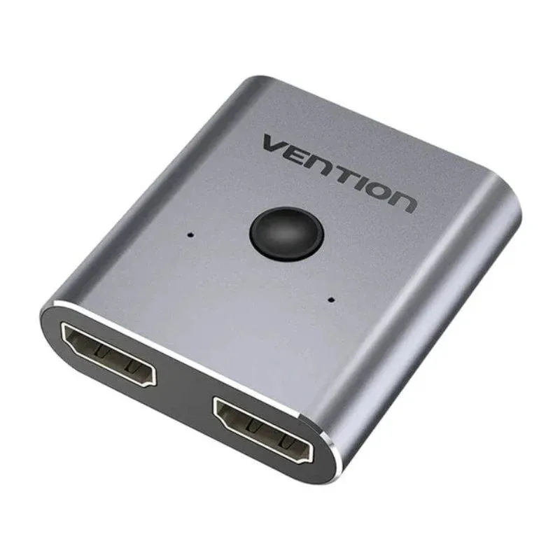 CONMUTADOR 4K 2.0 BIDIRECCIONAL HDMI/H A 2xHDMI/H GRIS VENTION