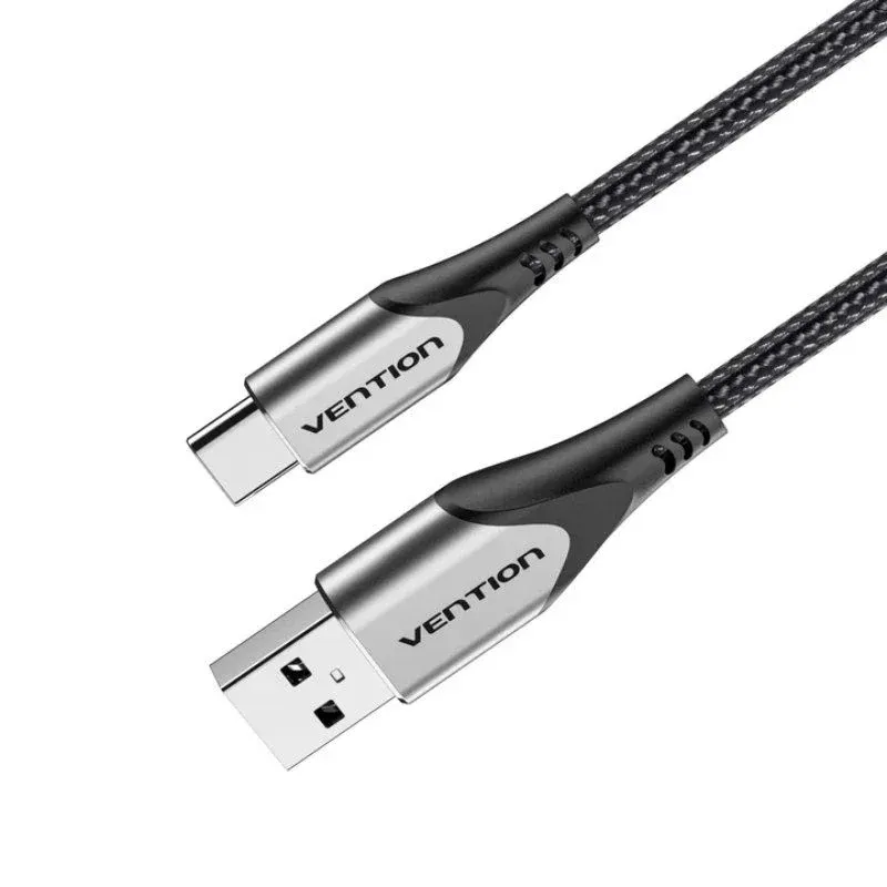 CABLE USB-A A USB-C M-M 1.5 M GRIS VENTION