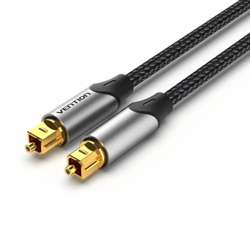 CABLE DE AUDIO DE FIBRA OPTICA 2 M GRIS VENTION