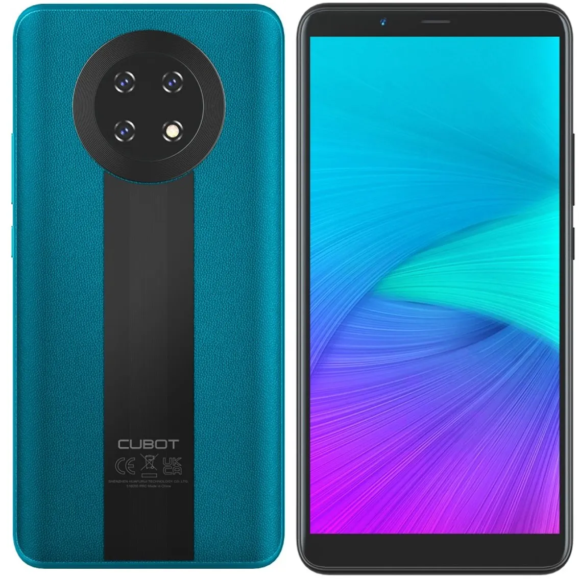 Telefono movil smartphone cubot note 9 verde  5.99pulgadas -  32gb rom -  3gb ram -  16mpx -  5mpx -  octa core -  5900 mah -  face id -  4g - dual sim