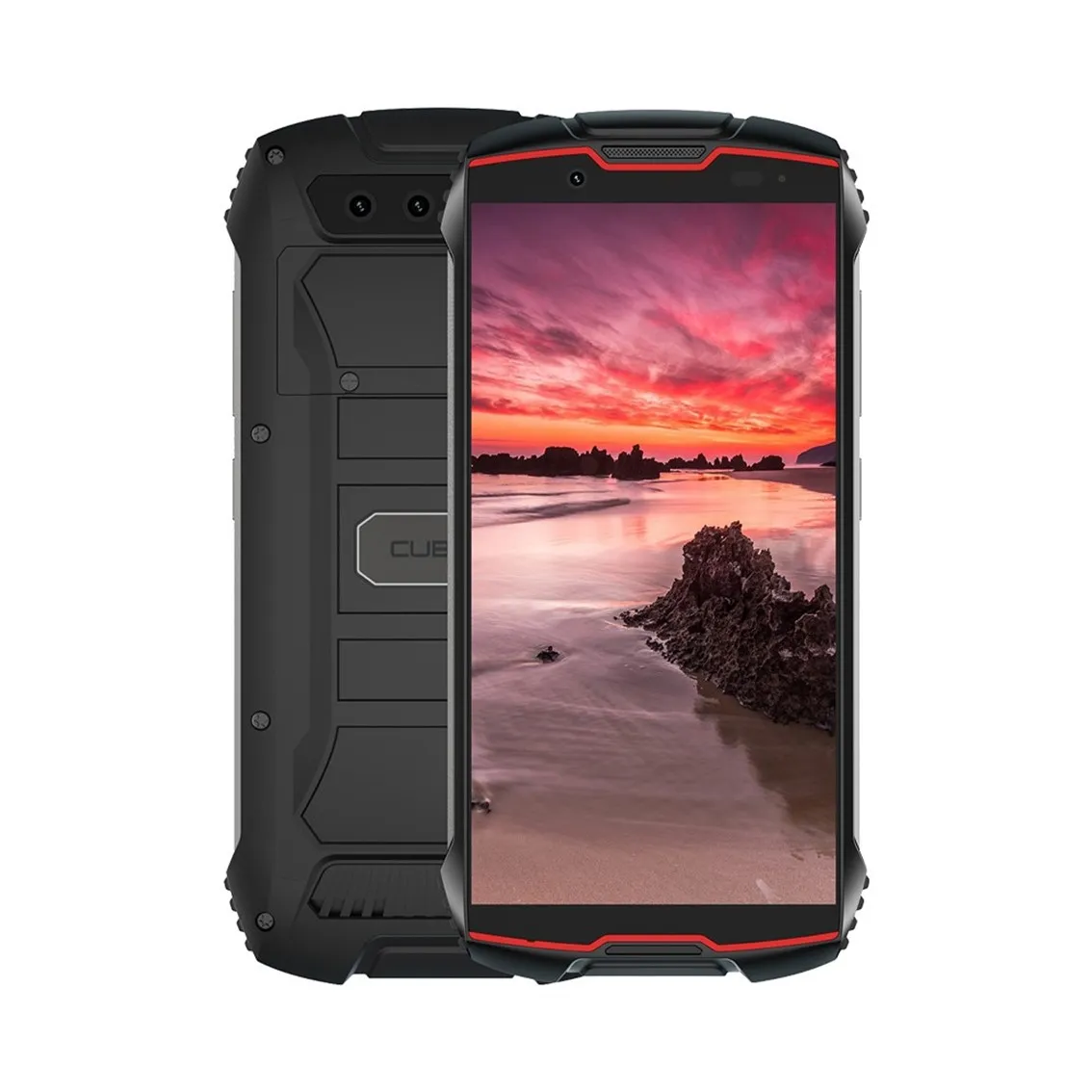 Telefono movil smartphone cubot king kong mini 2 pro - 4pulgadas - negro y rojo - 64gb rom - 4gb ram - 13mpx -  5mpx - dual sim - 4g