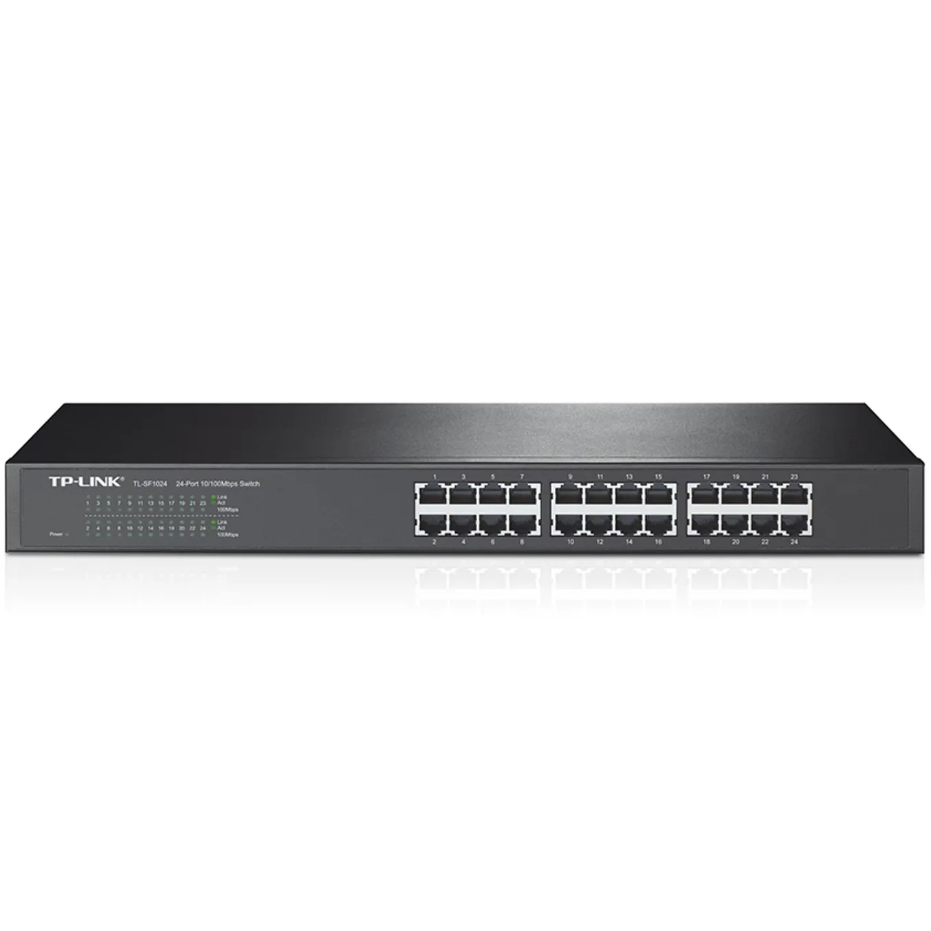 Switch 24 puertos 10 - 100 19 pulgadas tp link
