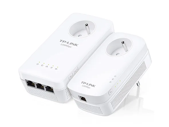 Kit de adaptadores powerline ac tp - link tl - wpa8631p kit dual band