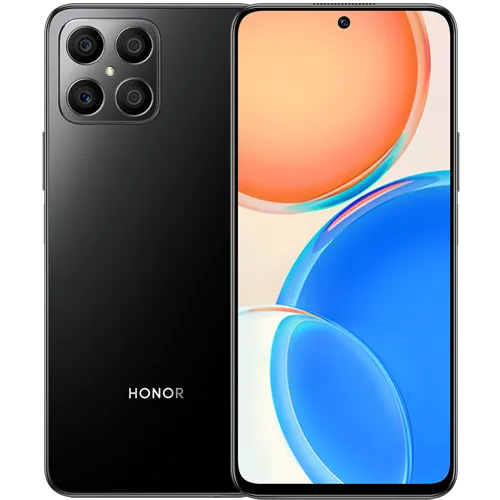 Telefono movil smartphone honor x8 midnight black 5g 6.55pulgadas -  128gb rom -  6gb ram -  48mpx -  8mpx -  5000 mah
